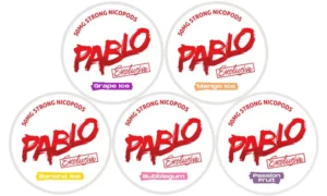 Pablo Exclusive Nicotine Pouch 50mg 2 Pablo Nicotine Pouch Flavours